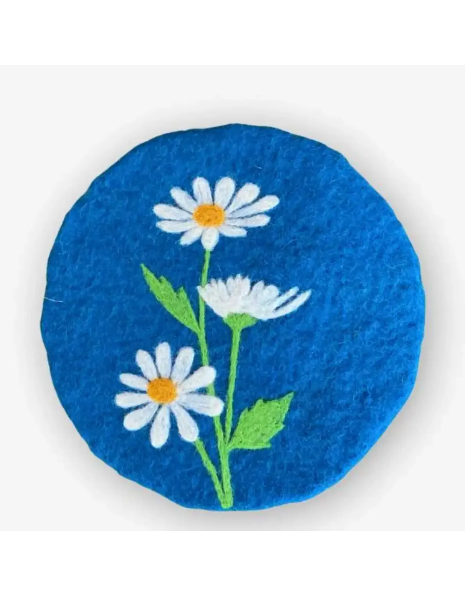 Felt Round Trivets, Assorted Patterns