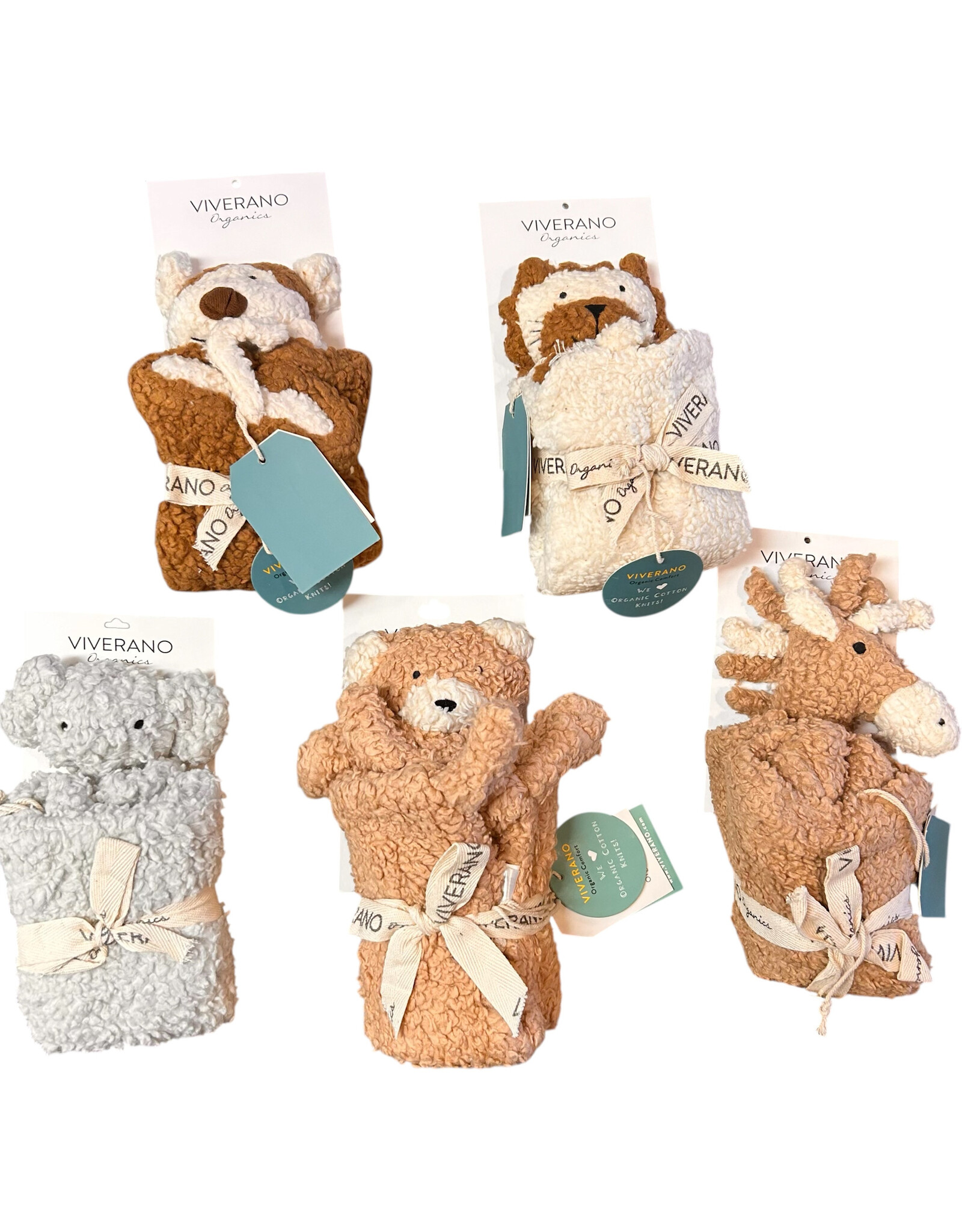 Organic Lovey Sherpa Animals