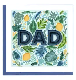 Quilled Botanical Dad Greeting Card, Vietnam