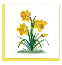 Quilled Daffodils Greeting Card, Vietnam