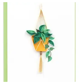 Pothos Macrame Hanger Gift Enclosure Mini Card, Vietnam