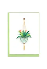 Bromeliad Macrame Hanger Gift Enclosure Mini Card, Vietnam