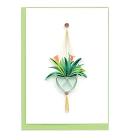 Bromeliad Macrame Hanger Gift Enclosure Mini Card, Vietnam