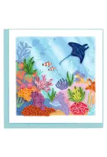 Quilled Coral Reef Greeting Card, Vietnam