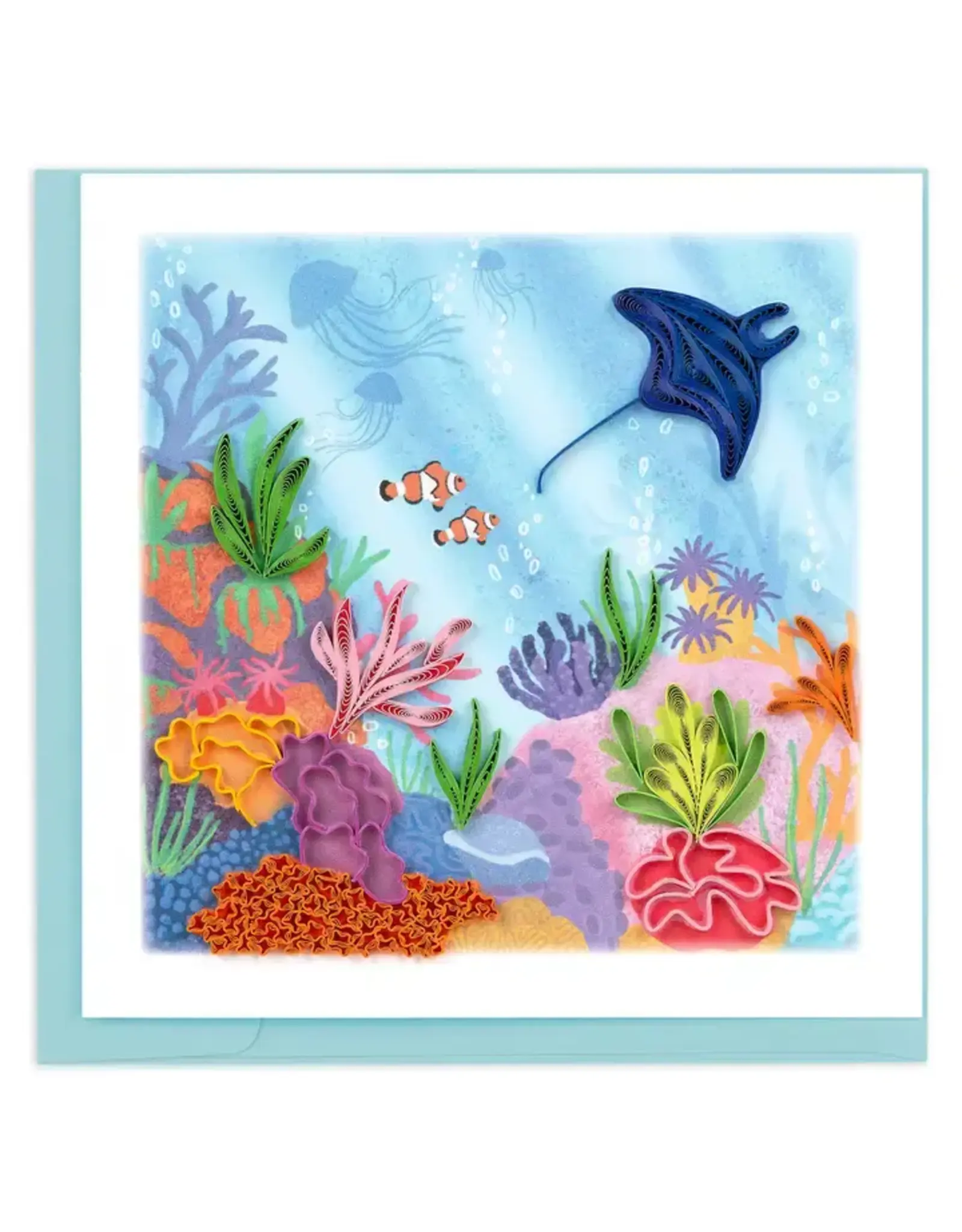 Quilled Coral Reef Greeting Card, Vietnam