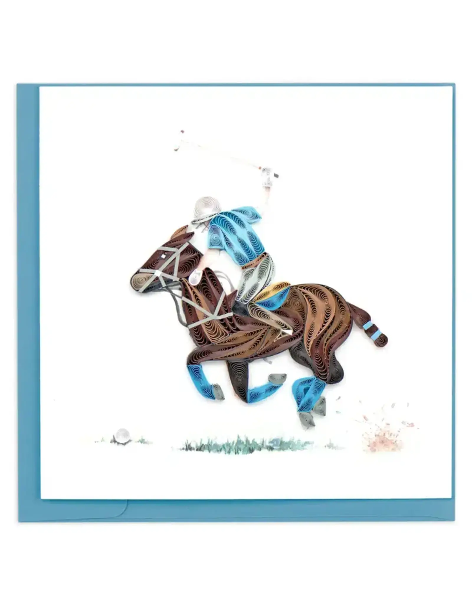 Quilled Polo Greeting Card, Vietnam