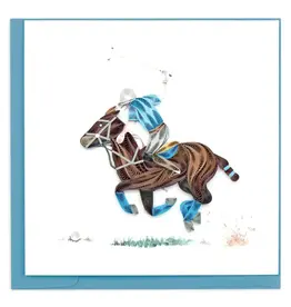 Quilled Polo Greeting Card, Vietnam