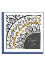 Quilled Thank You Mandala Greeting Card, Vietnam