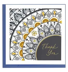 Quilled Thank You Mandala Greeting Card, Vietnam