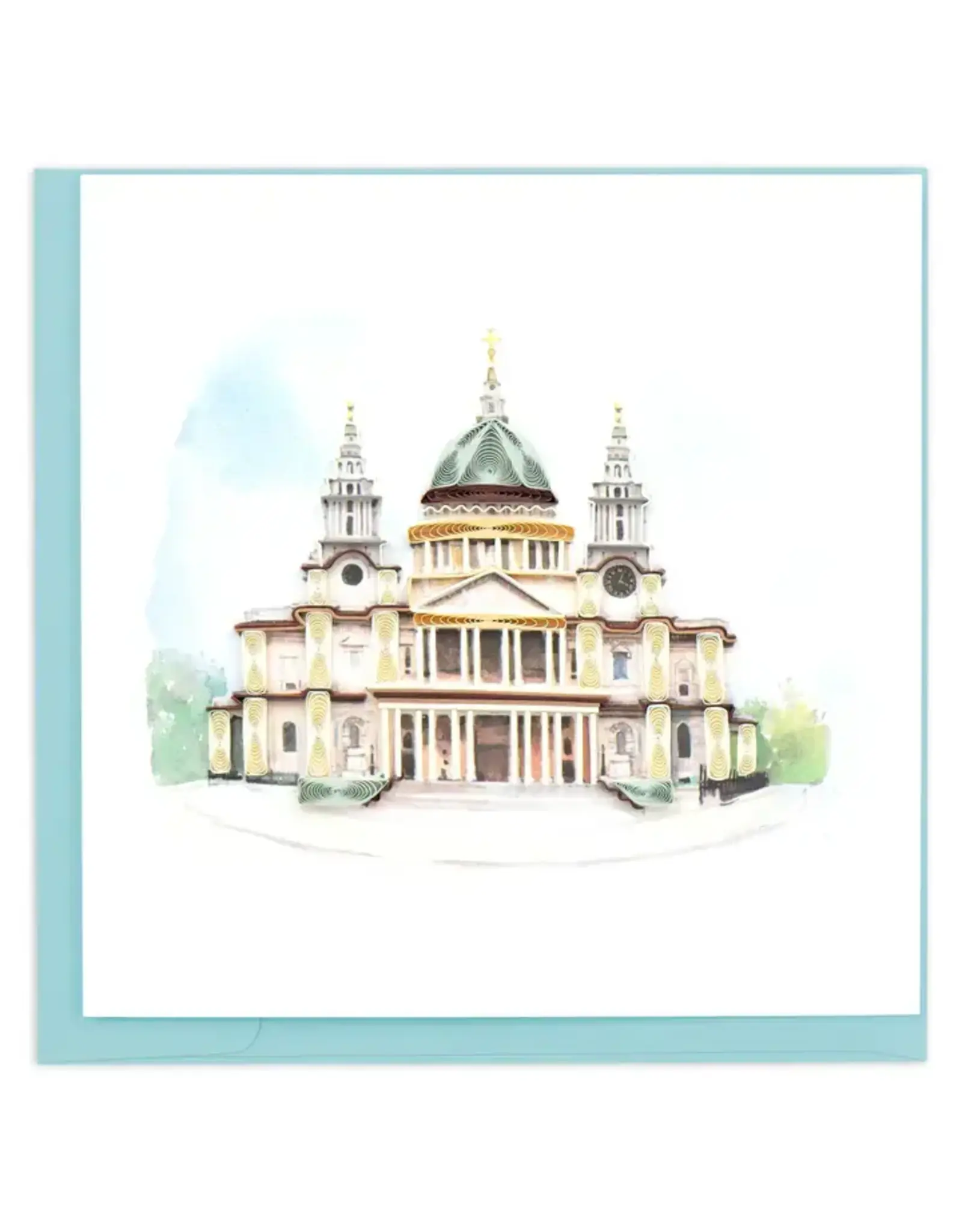 Quilled St Paul's Cathedral Greeting Card, Vietnam