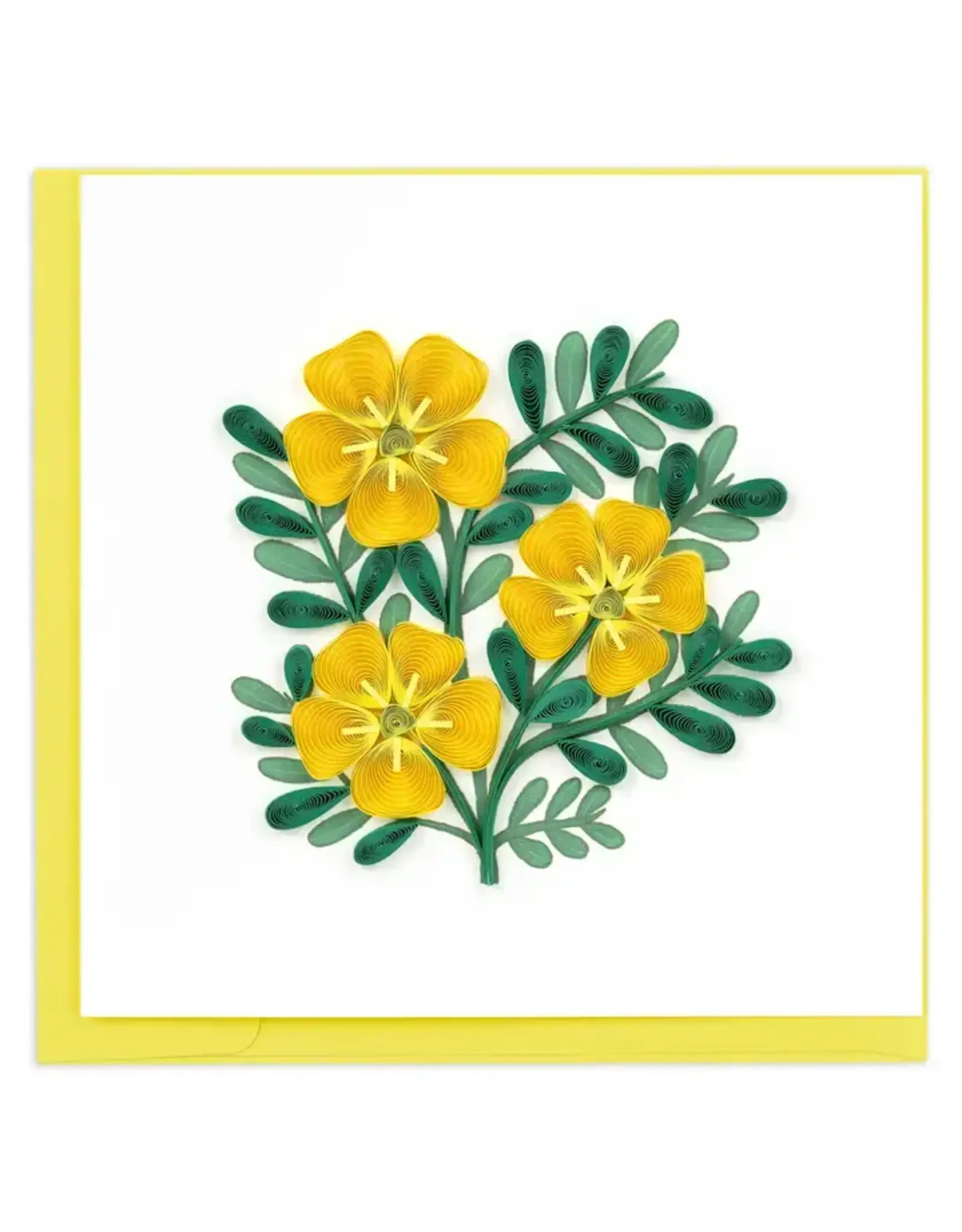 Quilled Al Samer Flower Greeting Card, Vietnam