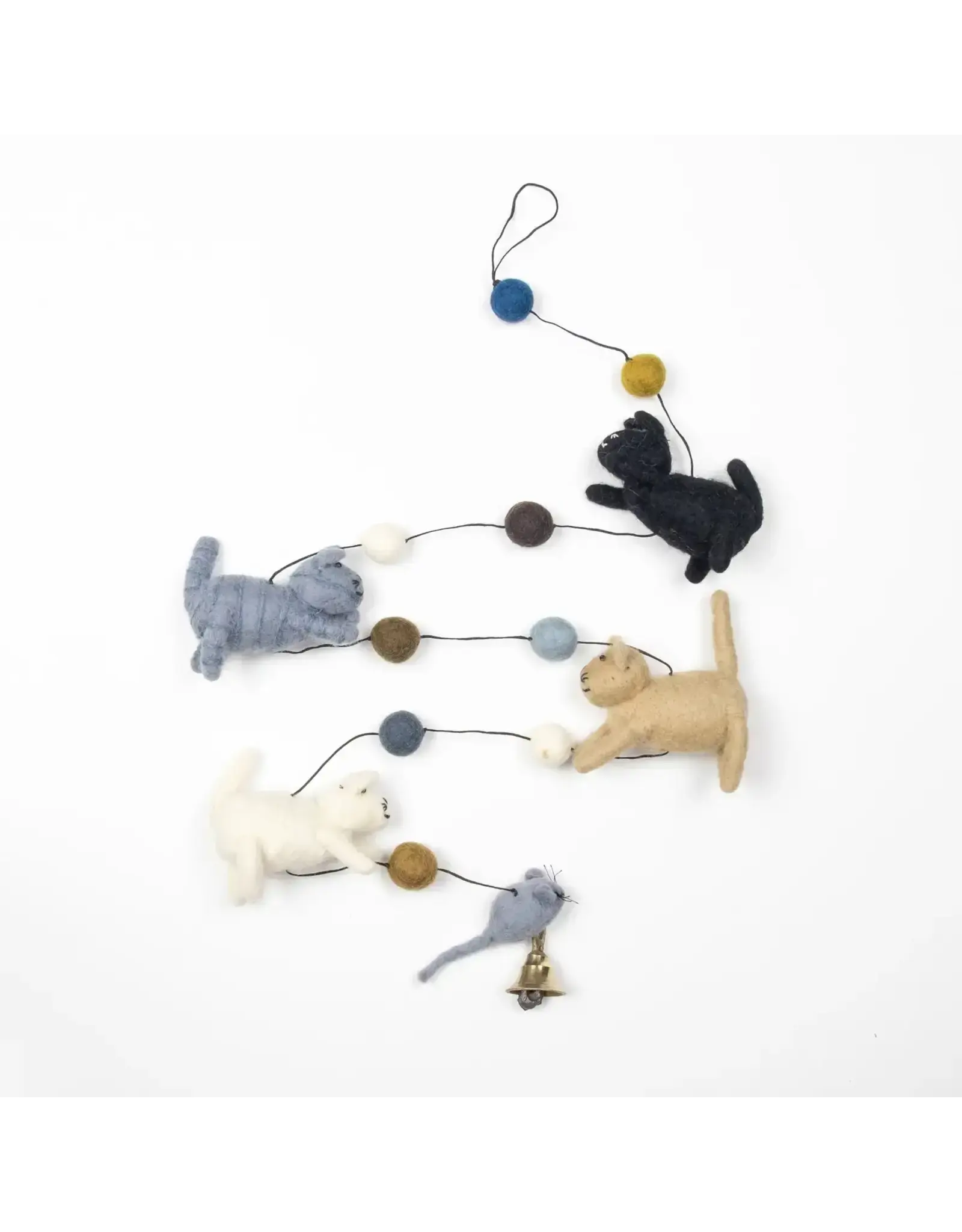 Felt Cat Garland, Nepal