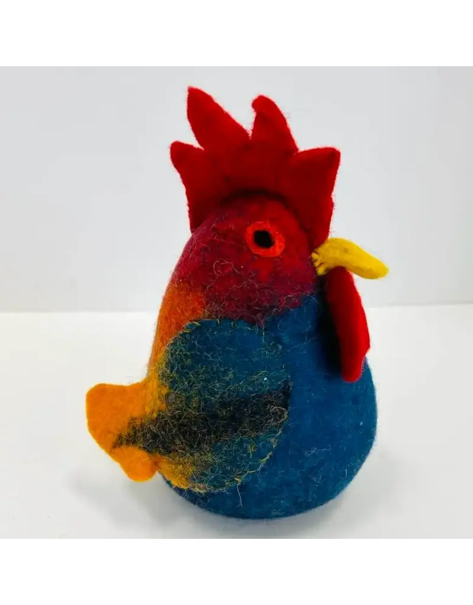 Toys - Rooster - Blue & Red, Nepal