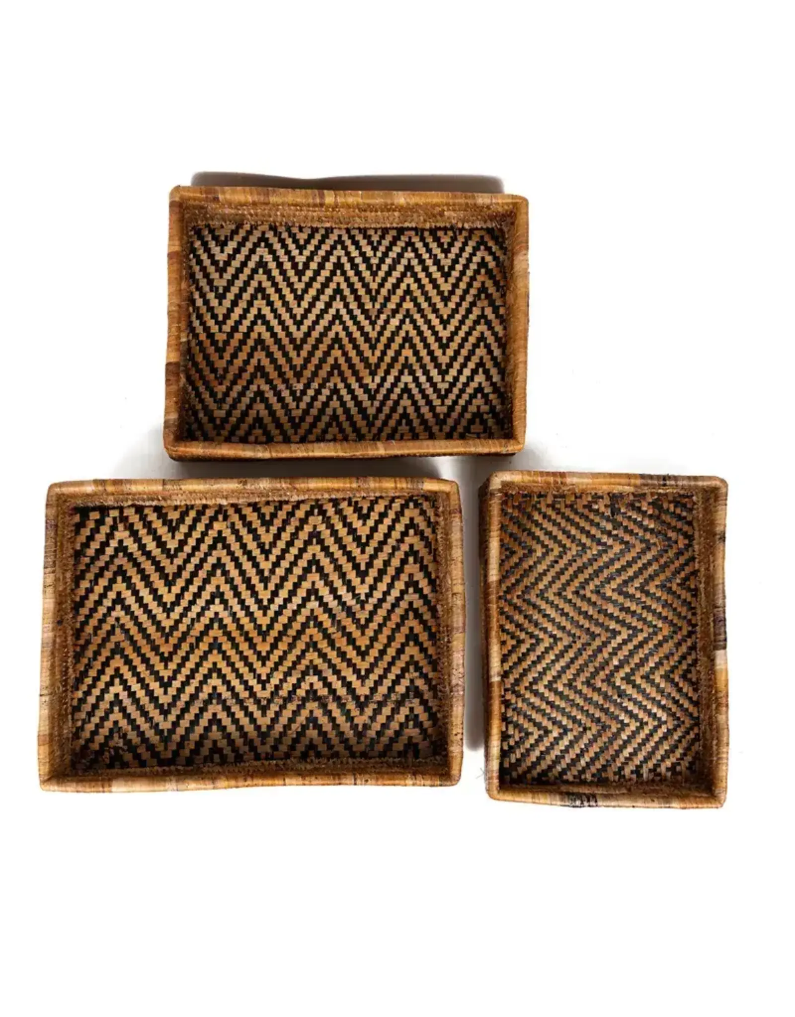 Banana Leaf Nesting Tray- Chevron