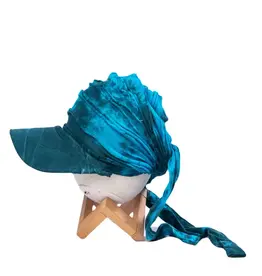 Blue  or Green Tie Dye Cap with Headband | Tie At Back, Nepal