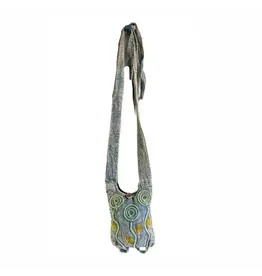Cotton Crossbody Bag Tie Top or Backpack, Nepal