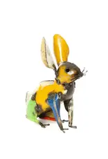 Rustic Colorful Oil Drum Rabbit, Zimbabwe