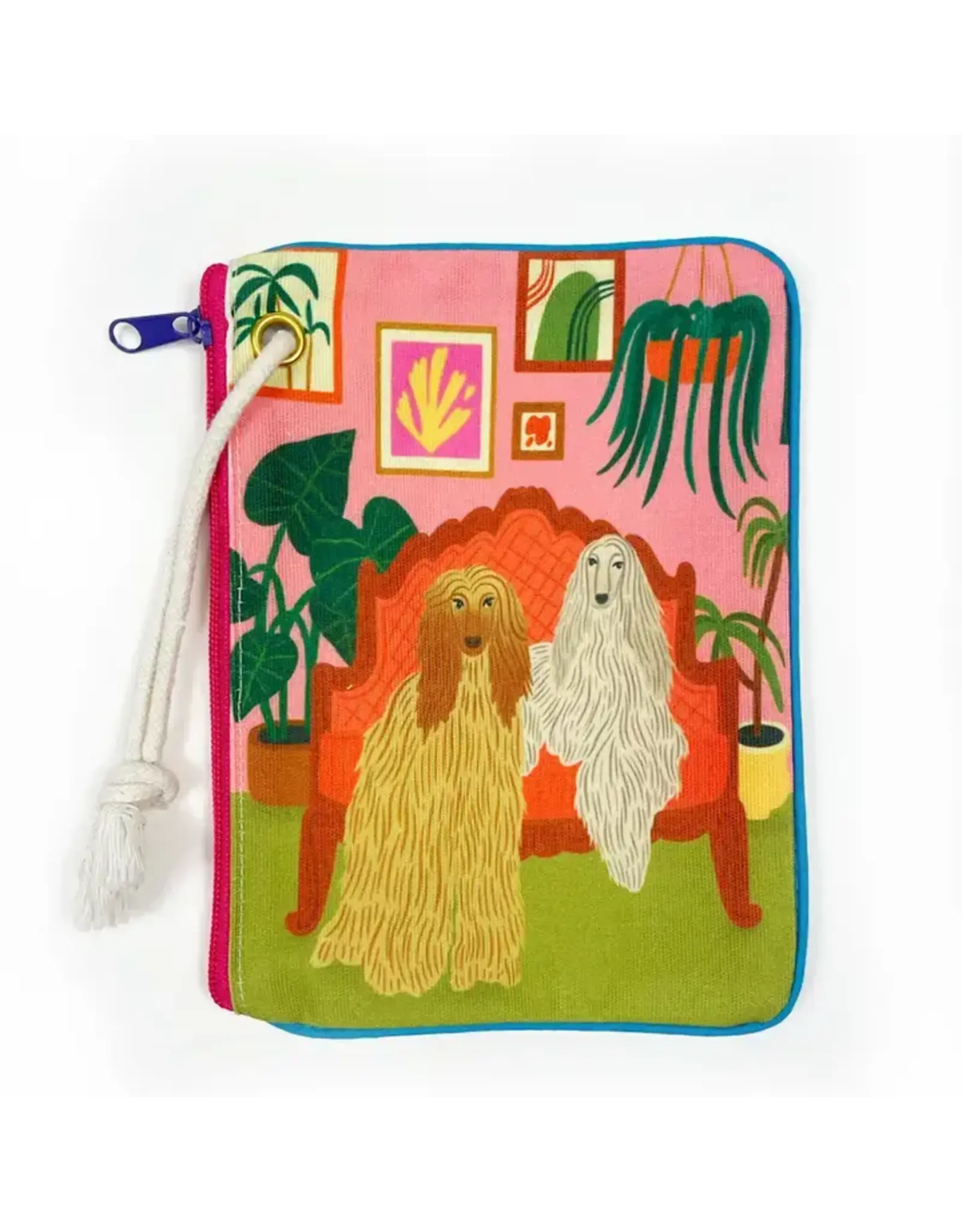 Animal Canvas Wristlet, Costmetic Bag Thailand