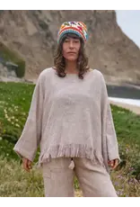 Brushed Woven Top, Ash