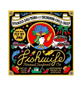 Smoked Salmon with Fly by Jing Sichuan Chili Crisp