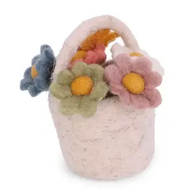 Minature Flowers in Basket, Nepal