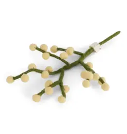 Mini Branch with Dusty Light Yellow Berries, Nepal