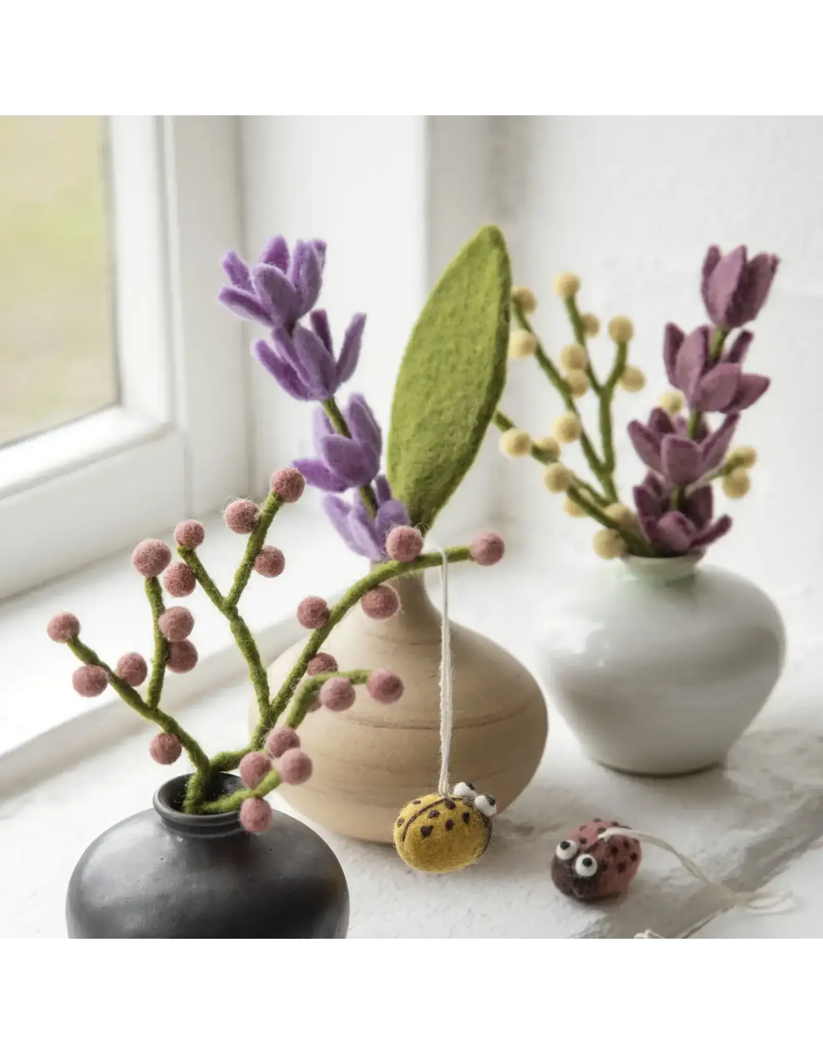 Lavenders & Leaf - Set of 3