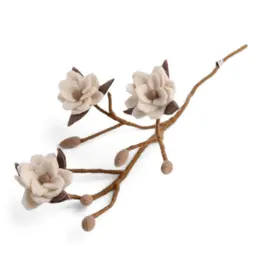 Magnolia Branch w/ White Flowers