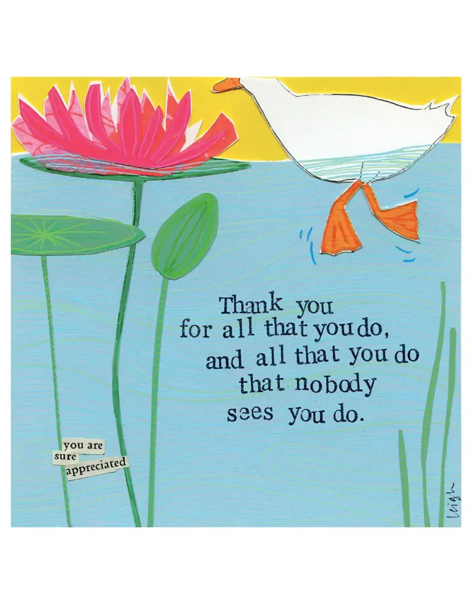 All That You Do Thank You Greeting Card