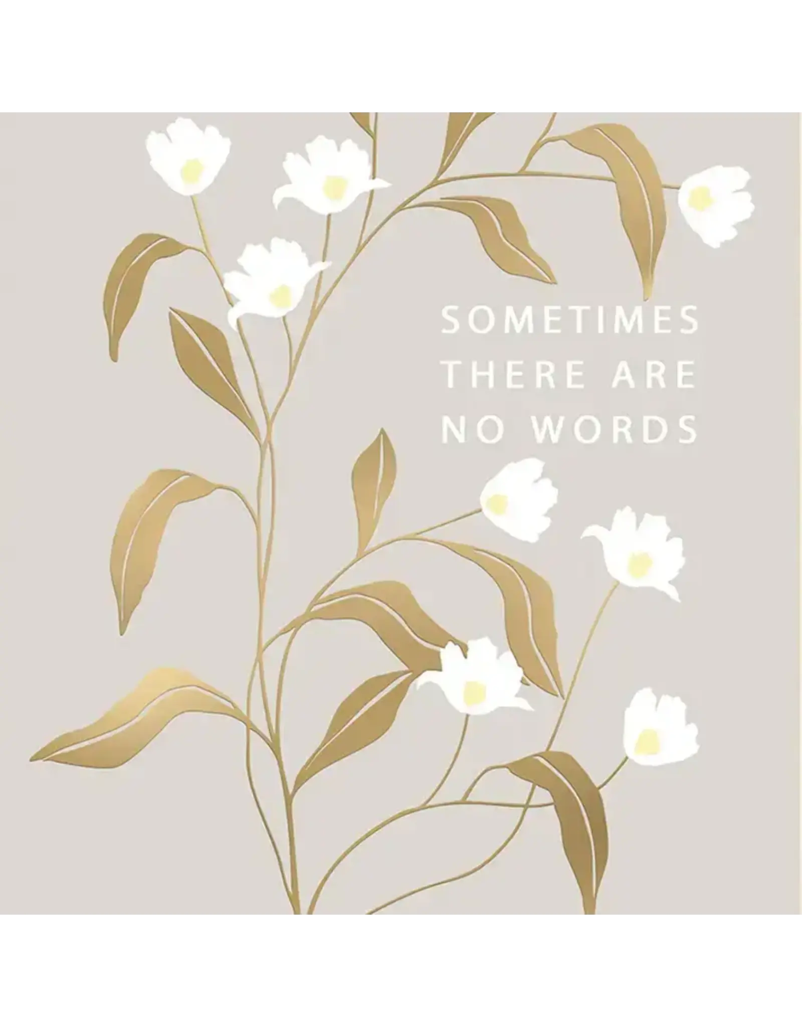 No Words Sympathy Greeting Card