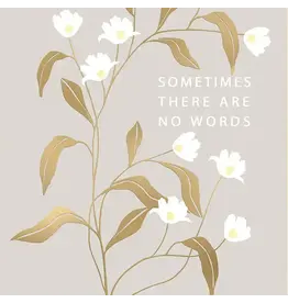 No Words Sympathy Greeting Card