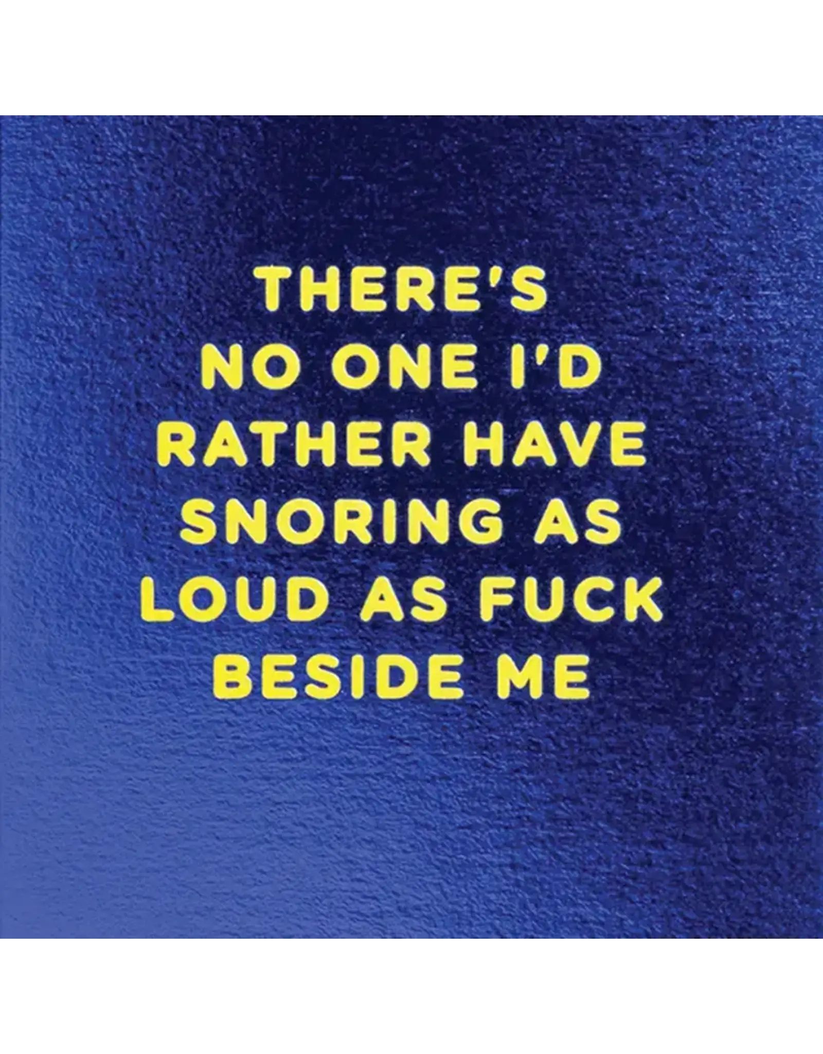Snoring Love Greeting Card