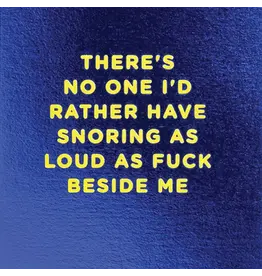 Snoring Love Greeting Card