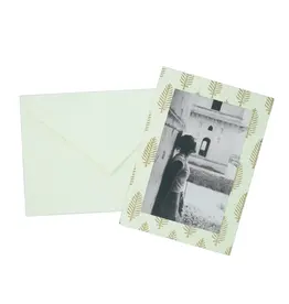 Photo Note Cards | Tree-Free Cotton | Golden Leaf (Set of 8)