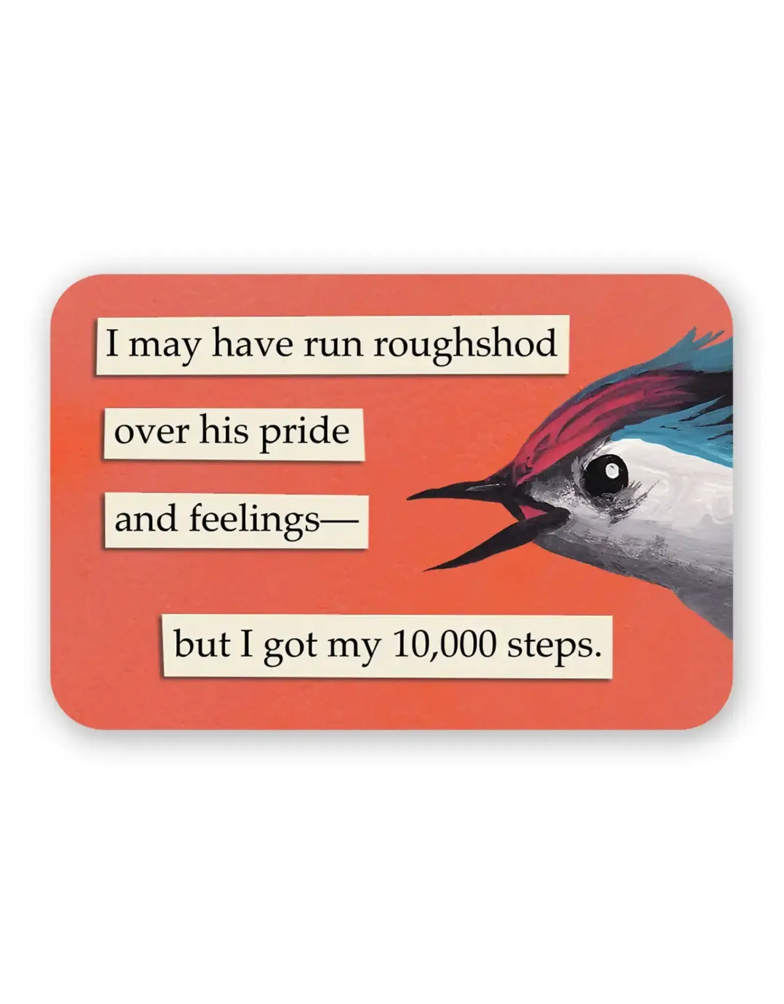 10,000 Steps Vinyl Sticker, I️ may have run