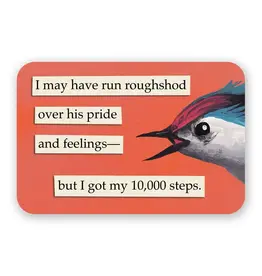 10,000 Steps Vinyl Sticker, I️ may have run