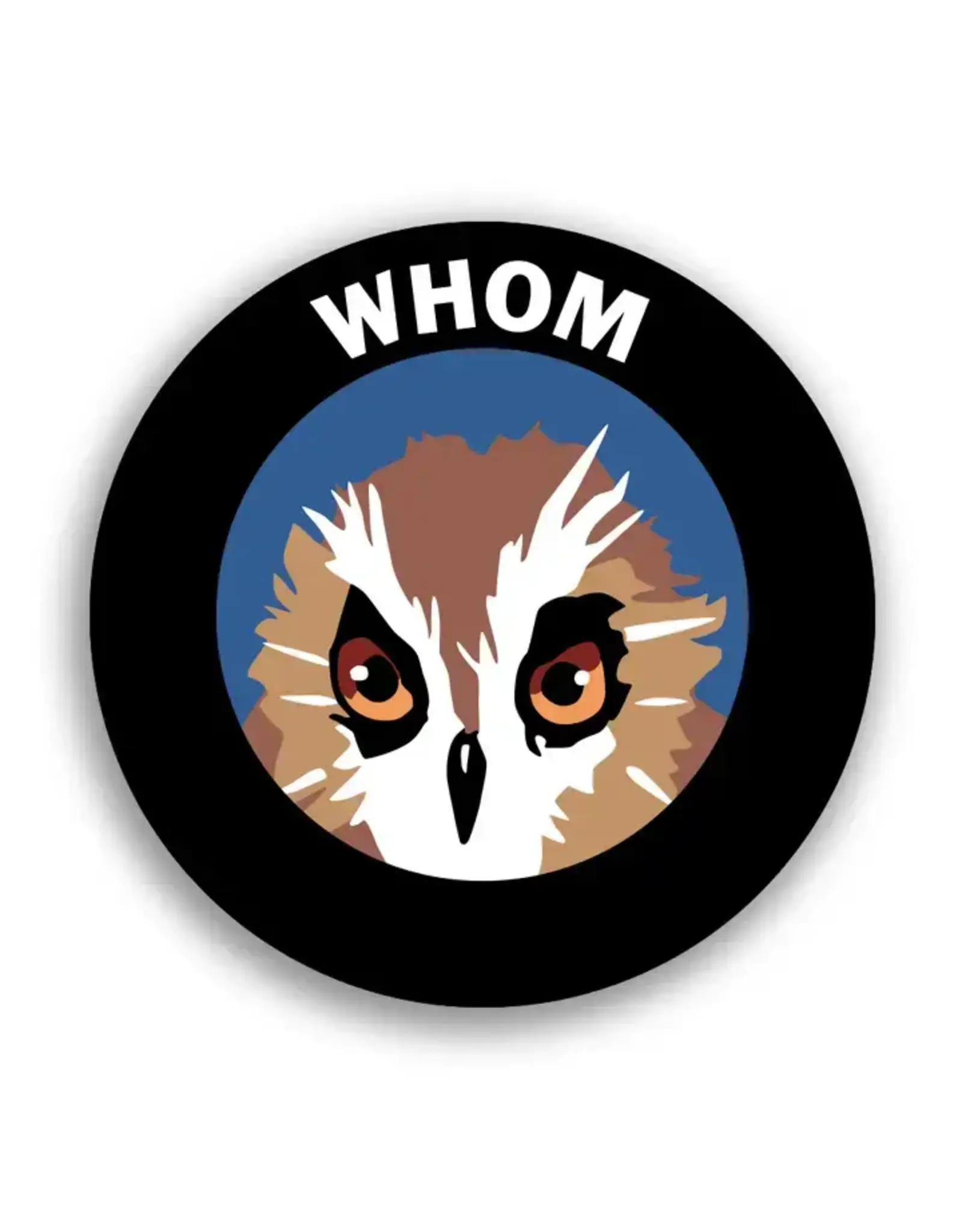 Whom Vinyl Sticker