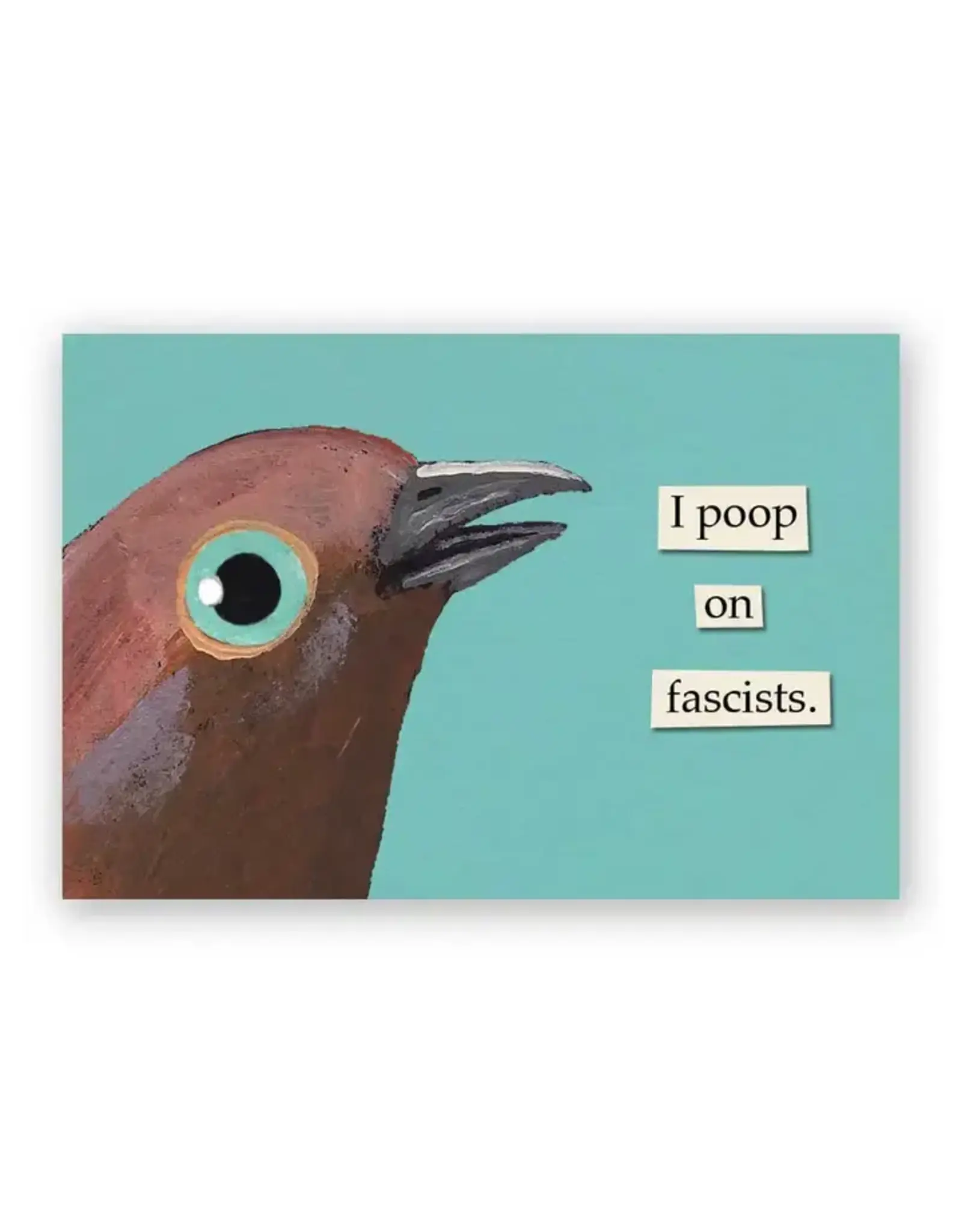 Poop On Fascists Magnet