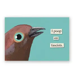 Poop On Fascists Magnet