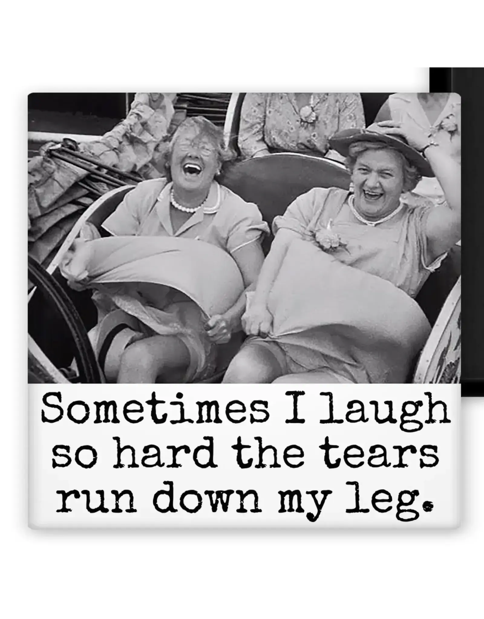 Sometimes I Laugh So Hard The Tears Run Down My Leg. MAGNET.