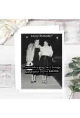 That's Not A Gray Hair Honey... Birthday Card.