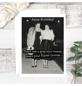 That's Not A Gray Hair Honey... Birthday Card.