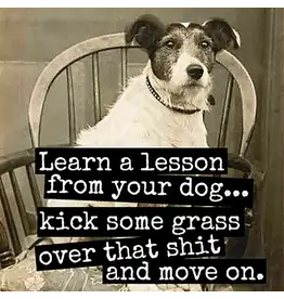 Learn A Lesson From Your Dog... Fridge Magnet.