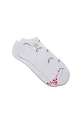 Ankle Socks that Save LGBTQ Lives (Radiant Rainbows) Medium/LG