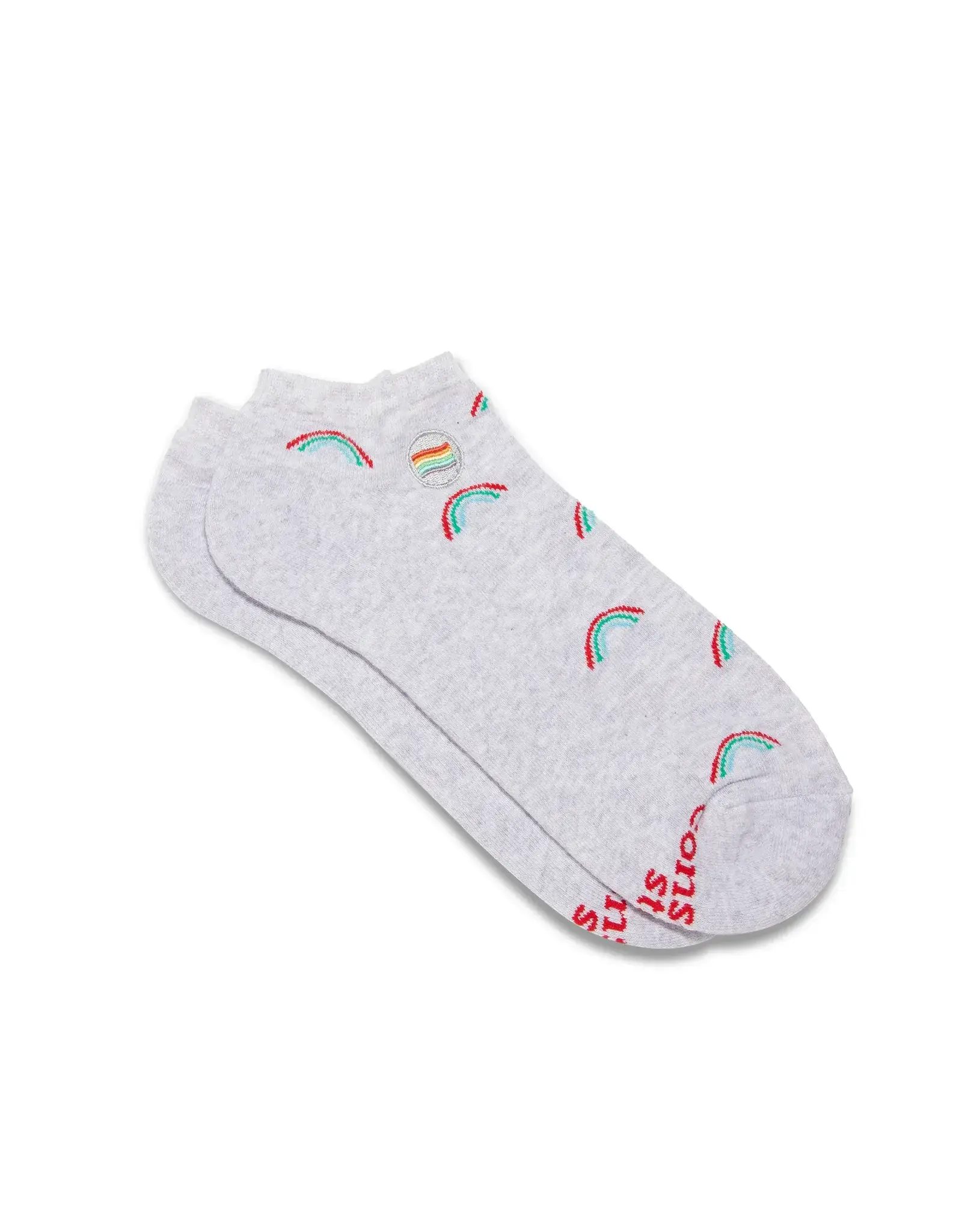 Ankle Socks that Save LGBTQ Lives (Radiant Rainbows) Medium/LG