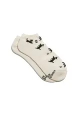 Ankle Socks that Save Cats (beige cats) Small