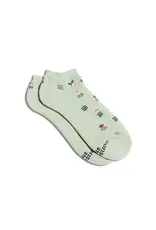 Ankle Socks that Plant Trees (green tulips) Small