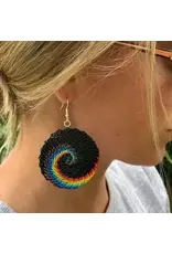 Telephone Wire Earrings, South Africa | African Rainbow