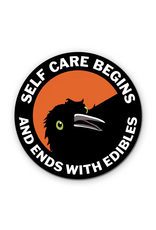 Trade roots Self Care Begins Edibles Vinyl Sticker