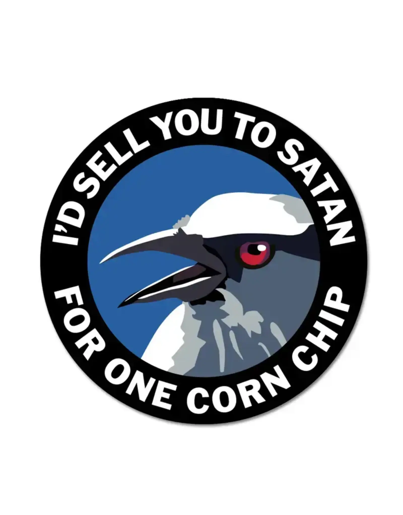 Trade roots I's sell you Corn Chip Vinyl Sticker